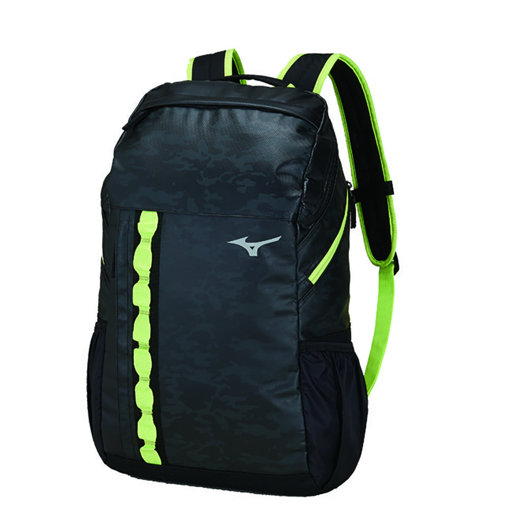 Panske Batoh Mizuno Budo Back Pack Camo Čierne Vypredaj TEAF43815